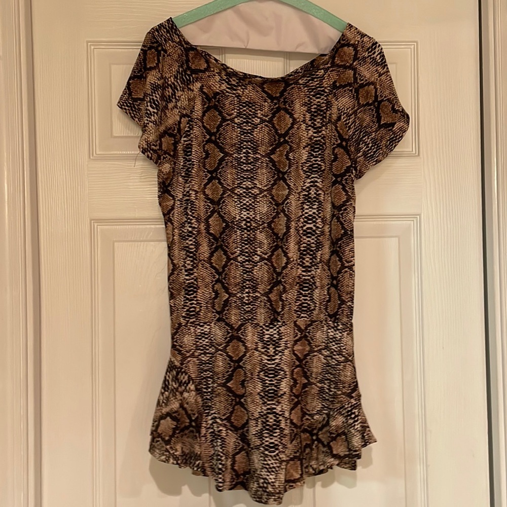 Muche Muchette Shorts Romper snakeskin one size